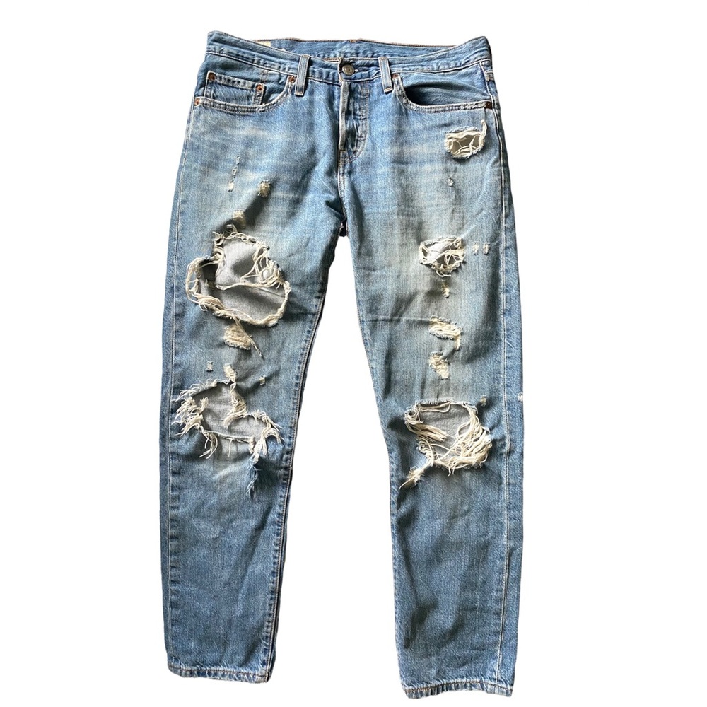 •VTG 90’s 501 ripped Levi’s - Picture 2 of 7